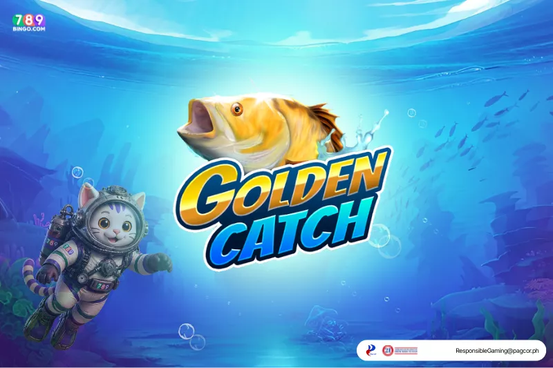Golden Catch-themed lucky cat