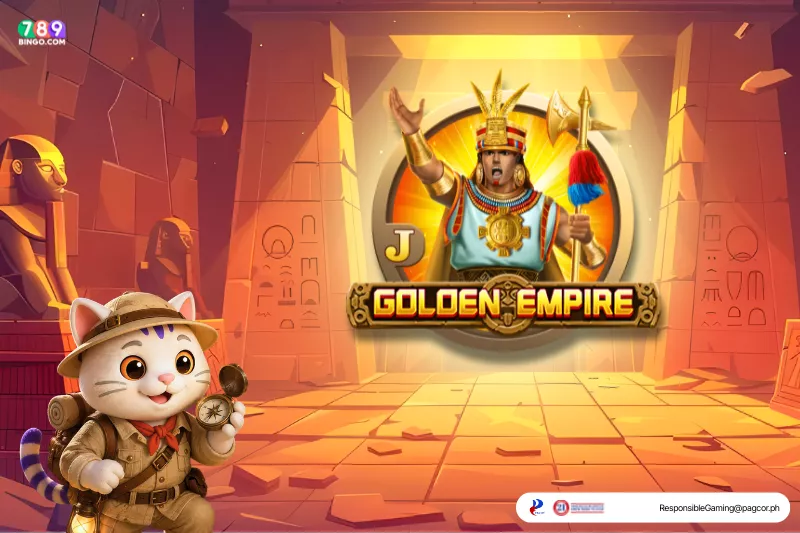 Golden Empire themed Lucky Cat