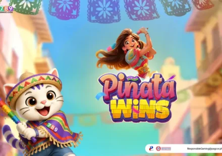Pinata Wins themed Lucky Cat