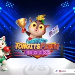 Tongits Fight-themed lucky cat