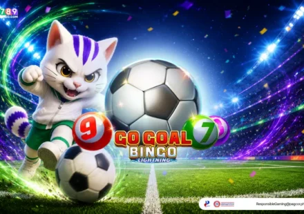 Go Goal Bingo themed lucky cat