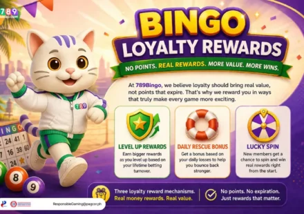 lucky cat on 789Bingo loyalty rewards