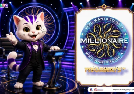 Millionaire themed lucky cat