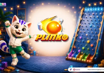 Plinko themed lucky cat